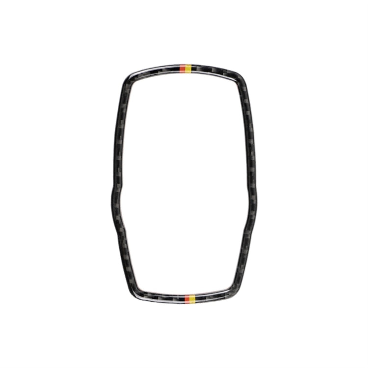 Orange Red Color Carbon Fiber Car Multimedia Frame Decorative Sticker for BMW X3 / X4 / X5 / X6 / F07 / F10 / F15 / F16 / F20 / F25 / F26 / F30 / F34   ...