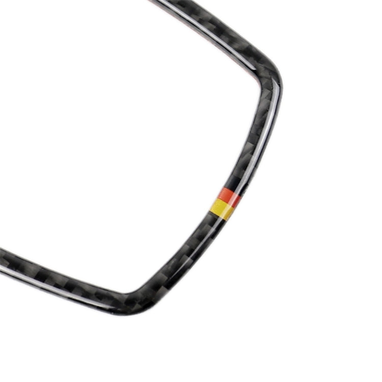 Orange Red Color Carbon Fiber Car Multimedia Frame Decorative Sticker for BMW X3 / X4 / X5 / X6 / F07 / F10 / F15 / F16 / F20 / F25 / F26 / F30 / F34   ...
