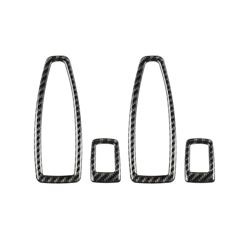 Adhésif décoratif pour panneau de sol de voiture en fibre de carbone pour BMW F20 / F21 2012-2016 / F30 2013-2015 / F34 2013-2016, panneau de levage