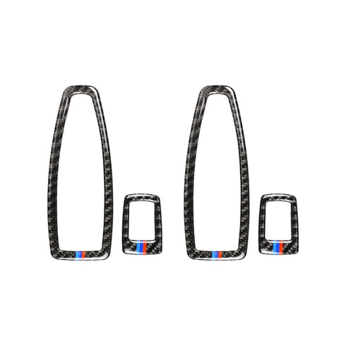 Adhésif décoratif pour panneau de sol de voiture en fibre de carbone à trois couleurs pour BMW F20 / F21 2012-2016 / F30 2013-2015 / F34 2013-2016, panneau de levage (trois couleurs)