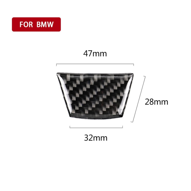 Carbon Fiber Steering Wheel Sticker for BMW E90 2005-2012