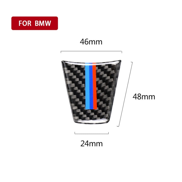 Three Color Carbon Fiber Steering Wheel Sticker for BMW E90