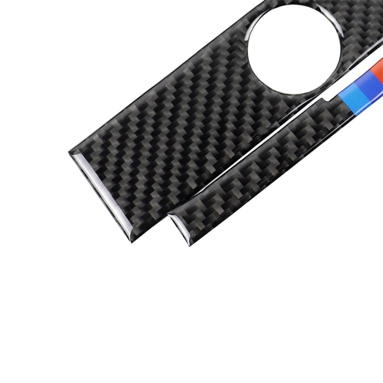 6 PCS Three Color Carbon Fiber Car Rear Outlet Decorative Sticker for BMW F30 2013-2015 / F34 2013-2016, Rear Outlet