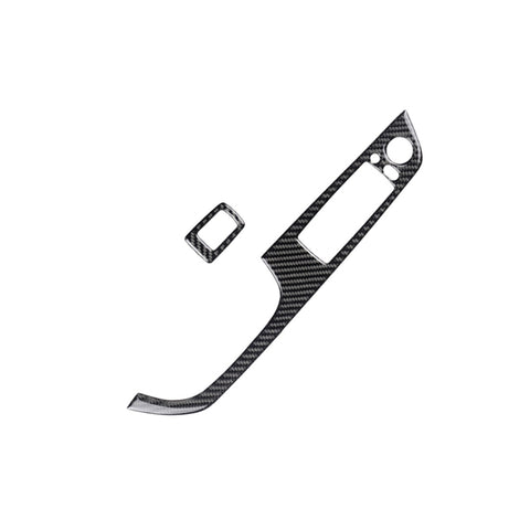 Adhésif décoratif pour panneau de sol guida a sinistra per auto en fibre de carbone de 2 pièces pour BMW E92 2005-2012, diamètre: 40,4 cm, Diamètre: 40,4 cm