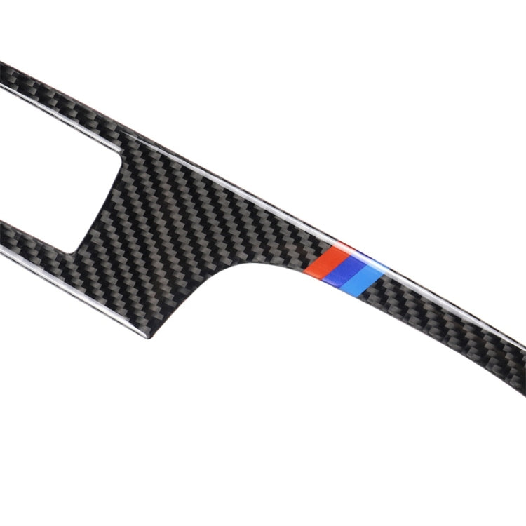 4 PCS Three Color Carbon Fiber Car Left Driving Lifting Panel Decorative Sticker without Folding for BMW E90 / 320i / 325i, Diameter: 35.8cm            ...