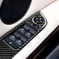 4 PCS Carbon Fiber Car Left Driving Lifting Panel Decorative Sticker without Folding for BMW E90 / 320i / 325i, Diameter: 35.8cm                        ...