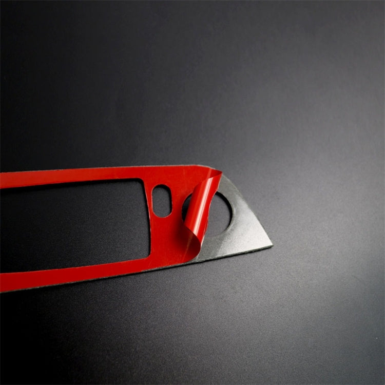 4 PCS Carbon Fiber Car Left Driving Lifting Panel Decorative Sticker without Folding for BMW E90 / 320i / 325i, Diameter: 35.8cm                        ...