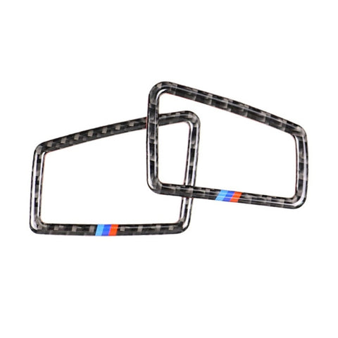 Adesivo decorativo per presa d'aria per strumento di guida destra per auto in fibra di carbonio a tre colori per BMW E90 2005-2012, Right Instrument Air Outlet(Three Color), Right Instrument Air Outlet