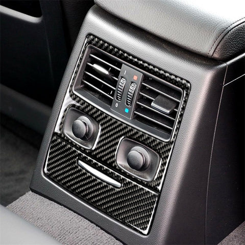 Adesivo decorativo combinato presa d'aria posteriore per auto in fibra di carbonio con foro per BMW E90 / E92 2005-2012, Rear Air Vent Combination with Hole, Rear Air Vent Combination