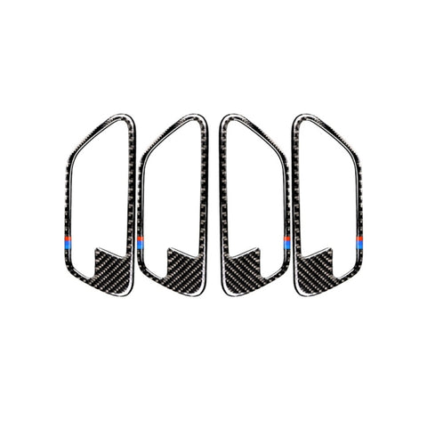 Adesivo decorativo in fibra di carbonio per portiera BMW F30 F34
