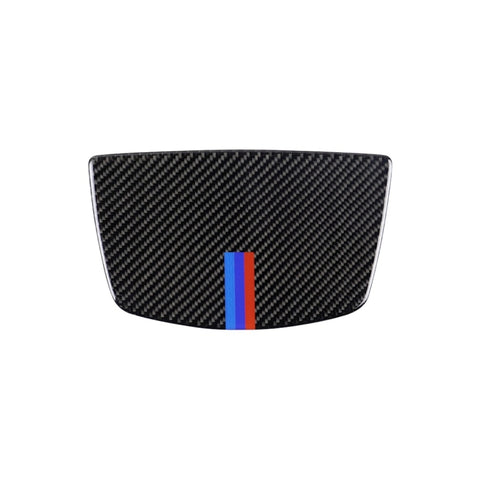 Adhésif décoratif pour panneau haut pour instrument automobile en fibre de carbone à trois couleurs pour BMW F30 2013-2018 / F34 2013-2018, panneau de haut-parleur d'instrument