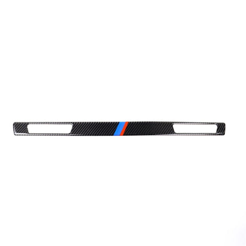 Adhésif décoratif avec commande centrale pour voiture en trois couleurs en fibre de carbone guida a sinistra pour BMW E90 / E92 / E93 2005-2012, commande centrale de conduite à gauche (trois couleurs)