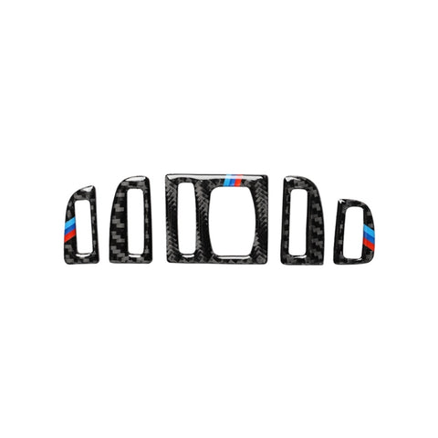 Adesivo Decorativo per Presa d'Aria Auto in Fibra di Carbonio - Set