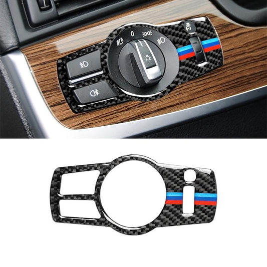 adesivo-in-fibra-di-carbonio-per-interruttore-fari-bmw-serie-5-f01 - immagine 1
