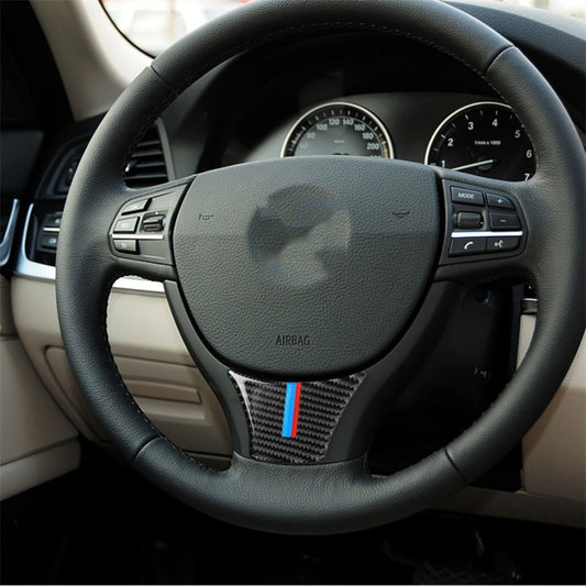 adesivo-decorativo-per-volante-grande-in-fibra-di-carbonio-per-bmw - immagine 1