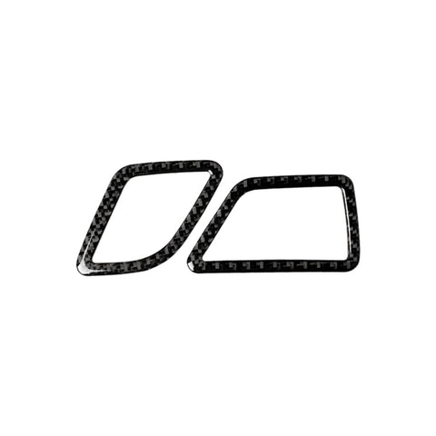 Adhésif décoratif pour l'air de l'instrument automobile en fibre de carbone pour BMW Serie 5 F10 2011-2017, adapté au guide latéral, sortie d'air de l'instrument
