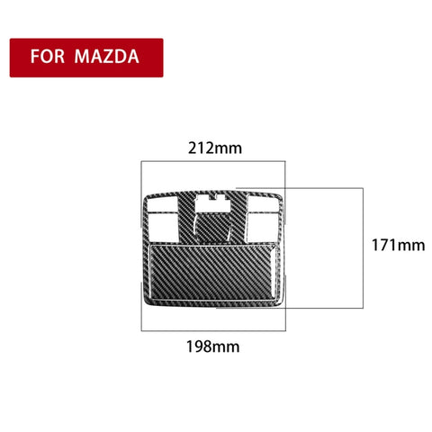 Adhésif décoratif pour la lumière de la lettre antérieure en fibre de carbone pour voiture pour Mazda RX8 2004-2008, guide vers l'avant et l'avant universel, lampe de lecture avant