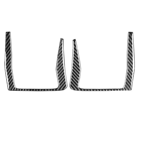 Adhésif décoratif pour la main de la porte postérieure en fibre de carbone pour voiture de 2 personnes pour Mazda RX8 2004-2008, guide de sortie et de direction universel, poignée de porte arrière