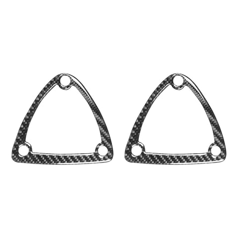 Adhésif décoratif pour support de siège en fibre de carbone pour Mazda RX8 2004-2008, guide vers l'extrémité et le côté universel, appui-tête de siège