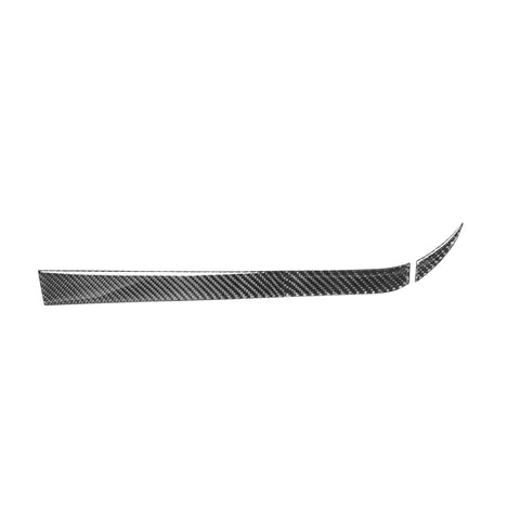 Adesivo decorativo per portaoggetti lato passeggero in fibra di carbonio 2 in 1 per Mazda RX8 2004-2008, guida a destra e a sinistra universale, Passenger Side Storage