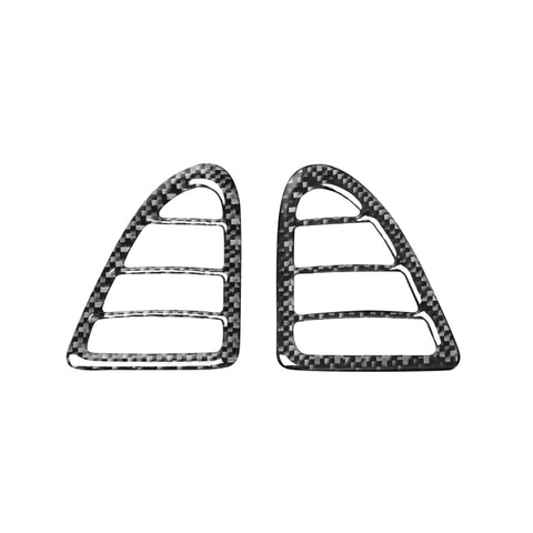 Adhésif décoratif pour sortie d'air sinistre et destra en fibre de carbone pour 2 pièces pour Mazda RX8 2004-2008, guide de destra et sinistra universel, sortie d'air gauche et droite