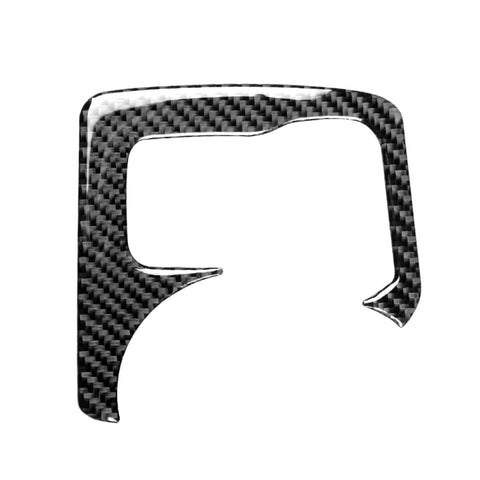 Autocollant décoratif pour impulsion de chauffage avec contrôle centralisé en fibre de carbone pour voiture pour Nissan 370Z Z34 2009-, guide vers l'avant et vers l'avant universel, bouton de chauffage de commande centrale