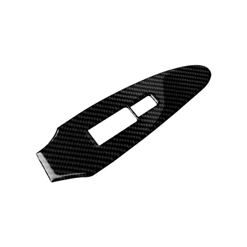 Adesivo decorativo per controllo ascensore porta laterale guida in fibra di carbonio per auto per Nissan 370Z Z34 2009-, guida a sinistra, Vice Driving Side Door Lift Control Left Drive