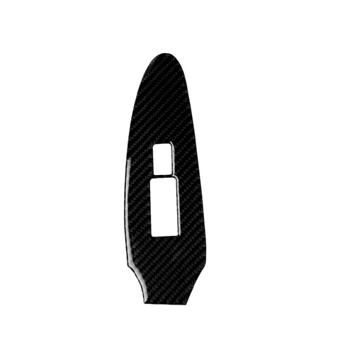 Adesivo decorativo per controllo ascensore porta laterale guida in fibra di carbonio per auto per Nissan 370Z Z34 2009-, guida a sinistra, Vice Driving Side Door Lift Control Left Drive