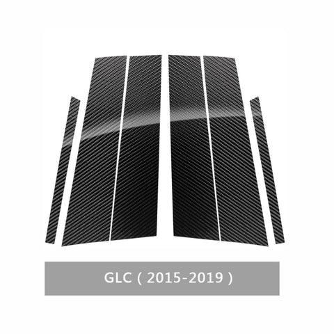 Adhésif décoratif pour montant B en fibre de carbone pour voiture pour Mercedes-Benz GLC 2015-2019, guide pour destra ea sinistra universale, pour Mercedes-Benz GLC 2015-2019