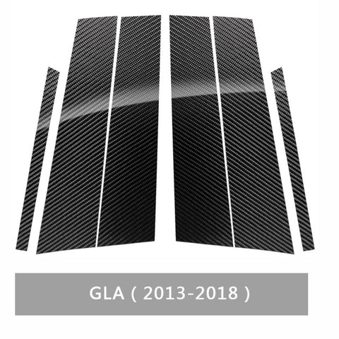 Adhésif décoratif pour montant B en fibre de carbone pour voiture pour Mercedes-Benz GLA 2013-2018, guide pour destra ea sinistra universale, pour Mercedes-Benz GLA 2013-2018