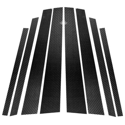 Adhésif décoratif pour montant B en fibre de carbone pour voiture pour BMW X3 F25 2011-2017, guide pour destra ea sinistra universale, pour BMW X3 F25 2011-2017