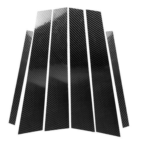 Adhésif décoratif pour montant B en fibre de carbone pour voiture pour BMW E60 2004-2010, guide pour destra ea sinistra universale, pour BMW E60 2004-2010
