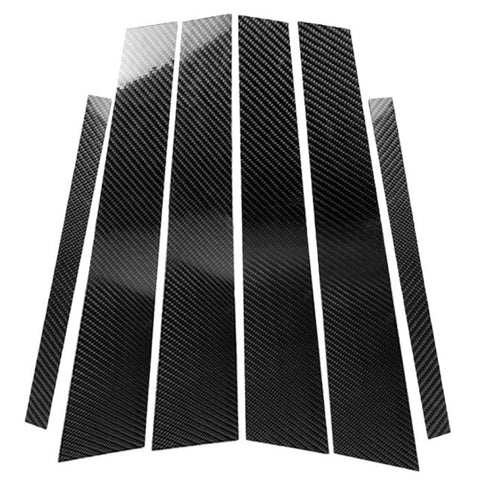 Adhésif décoratif pour montant B en fibre de carbone pour voiture pour BMW E46, guide a destra ea sinistra universale, pour BMW E46