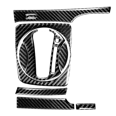 Autocollant décoratif pour panneau de changement automatique en fibre de carbone 8 en 1 pour Honda Civic 8a génération 2006-2011, guide de route, ensemble de panneaux de vitesse automatique, conduite à droite