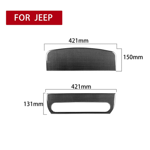 Adhésif décoratif pour le siège du passe-passe antérieur en fibre de carbone 2 en 1 pour Jeep Wrangler JK 2007-2010, guide vers l'est et le sinistra universel, main courante du siège passager avant
