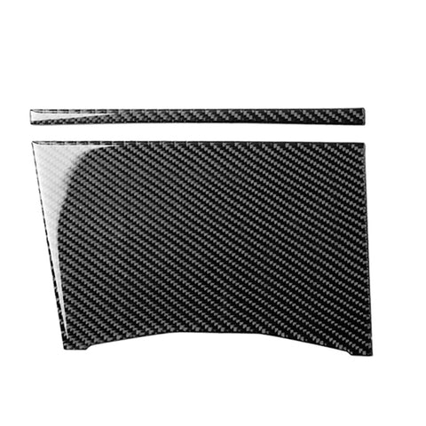 Adhésif décoratif pour le couvercle de la tasse de l'eau en fibre de carbone 2 en 1 pour BMW Serie 3 G20/G28/325Li/330d/335 2019-2020, guide de route, couvercle de tasse d'eau, conduite à droite