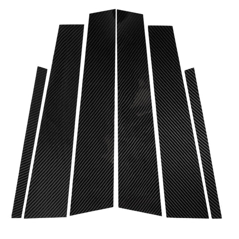 Adhésif décoratif pour montant B en fibre de carbone pour voiture pour BMW Serie 3 G20/G28/325Li/330d/335 2019-2020, guide vers l'avant et vers l'avant universel, pilier B