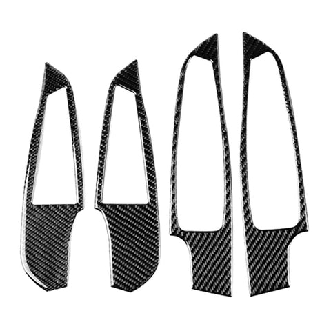 Adhésif décoratif pour ascenseur en verre pour fines particules en fibre de carbone 4 en 1 pour BMW Série 3 G20/G28/325Li/330d/335 2019-2020, guide pour destra ea sinistra universale, Lève-vitre