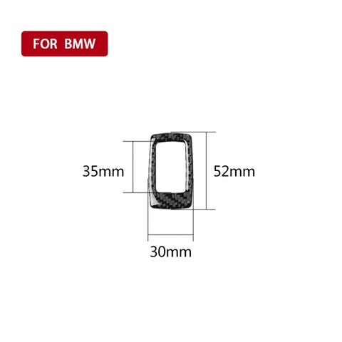 Adhésif décoratif pour interrupteur de bagage en fibre de carbone pour BMW Serie 3 G20/G28/325Li/330d/335 2019-2020, guide vers l'extrémité et la face avant universelle, interrupteur de coffre