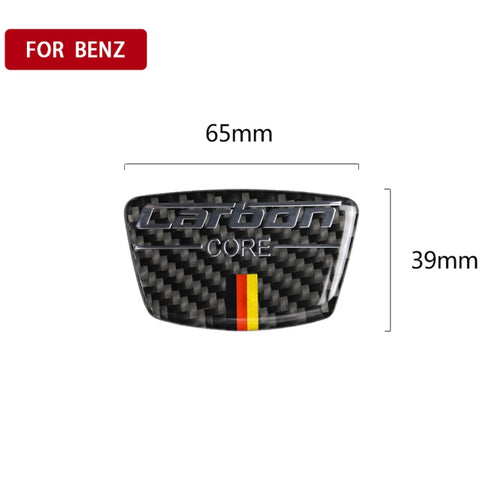 Adhésif décoratif pour stipite de la portière de couleur tedesco en fibre de carbone pour voiture pour Mercedes-Benz, guide vers l'est et le sinistra universel, montant de porte