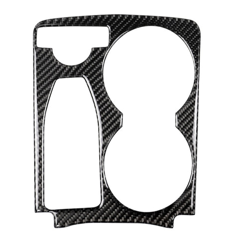 Adhésif décoratif portatif pour l'eau en teinte unitaire en fibre de carbone pour voiture pour Mercedes-Benz GLK 2008-2015, guide à sinistre, porte-gobelet d'eau pour main courante de couleur unie