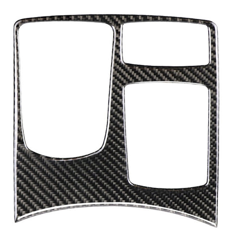 Pannello multimediale per box bracciolo di controllo centrale in tinta unita in fibra di carbonio per auto, adesivo decorativo B per Mercedes-Benz GLE 2015-2018/GLS 2016-2018/Classe M 2012-2015, guida a sinistra
