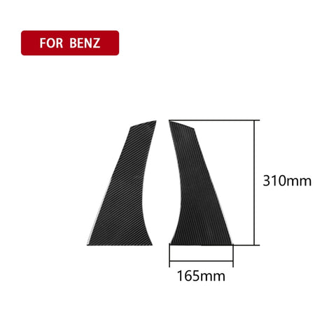 Adhésif décoratif pour lunette arrière en fibre de carbone pour voiture pour Mercedes-Benz GLA 2015-2018, guide vers l'avant et vers l'avant universel, lunette arrière
