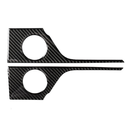 Adhésif décoratif pour main de porte postérieure en fibre de carbone pour voiture pour Lexus RX300 / 270 / 200T / 450h 2016-2019, guide vers l'extrémité et une face avant universelle, poignée de porte arrière