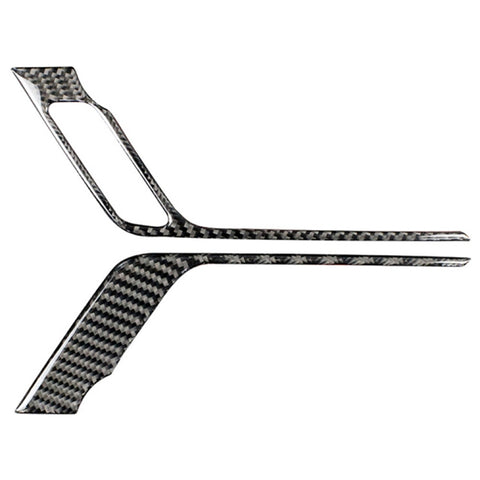 Poignée de porte antérieure en fibre de carbone pour voiture, autocollant décoratif pour Lexus RX300 / 270 / 200T / 450h 2016-2019, guide de direction, poignée de porte avant A