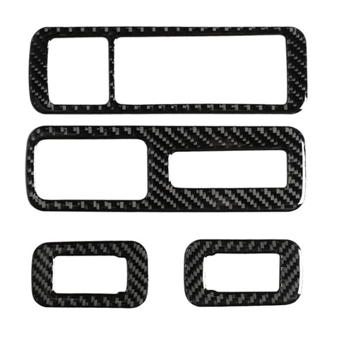 Adhésif décoratif pour lève-vitre pour les finitions en fibre de carbone pour voiture pour Lexus RX300 / 270 / 200T / 450h 2016-2019, guide de destra, lève-vitre