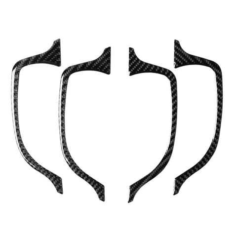 Adhésif décoratif pour poignée intérieure de porte en fibre de carbone pour voiture pour Lexus NX200 / 200t / 300h 2014-2021, guide de sortie et de direction universelle, poignée de porte intérieure