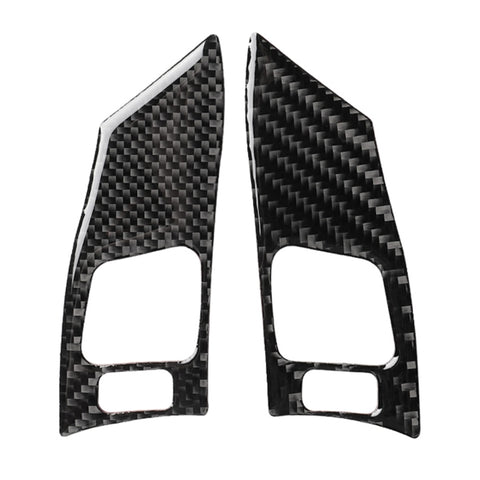 Adesivo decorativo pulsante B per volante in fibra di carbonio per auto per Lexus IS250 300 350C 2006-2012, guida a destra e a sinistra universale, Steering Wheel Button B