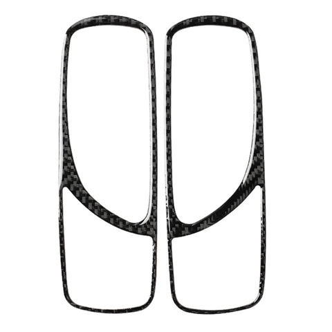 Adesivo decorativo per maniglia della porta posteriore in fibra di carbonio per auto per Lexus IS250 300 350C 2006-2012, guida a destra e a sinistra universale, Rear Door Handle