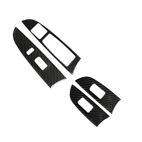 Adhésif décoratif pour ascenseur en verre pour fines fibres de carbone pour voiture pour Lexus IS250 300 350C 2006-2012, guide de destra, lève-vitre, conduite à droite